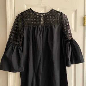 A new day XS dress with lace bodice and partial arms